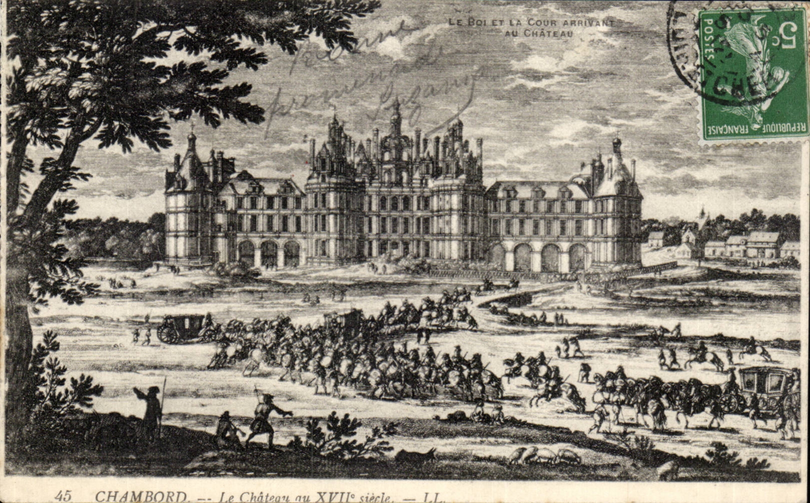 CPA Chambord Le chateau au 18eme
