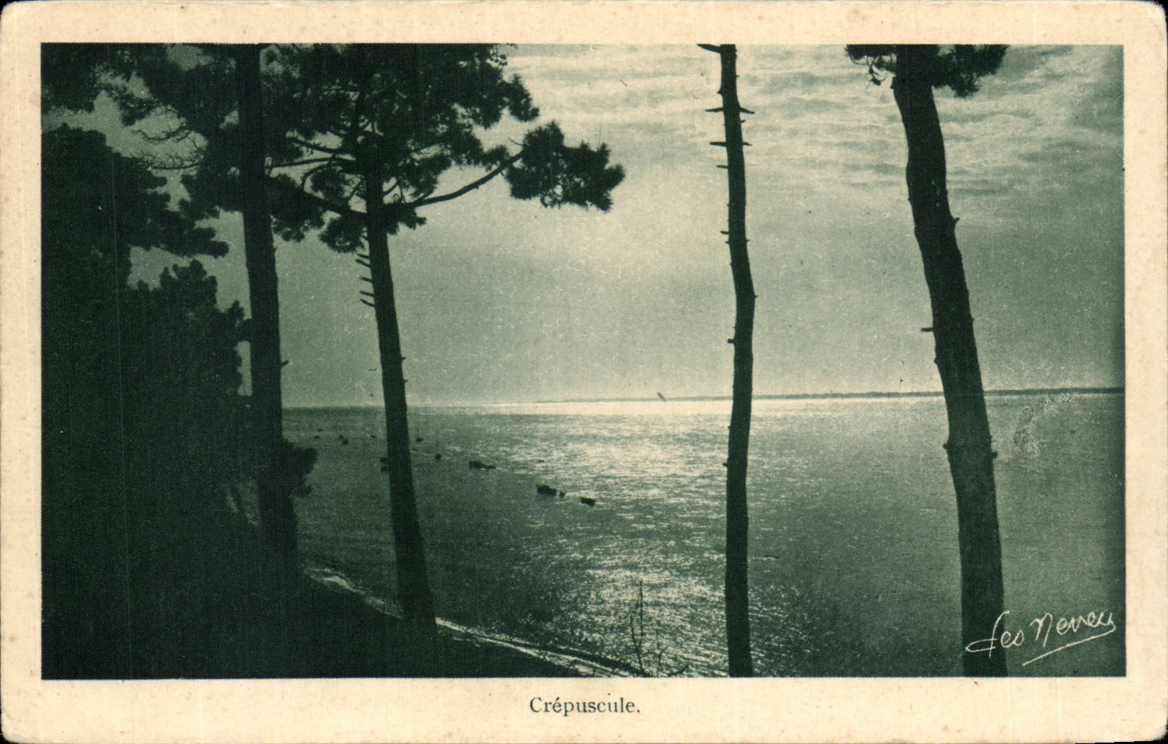 CPA Arcachon Crepuscule