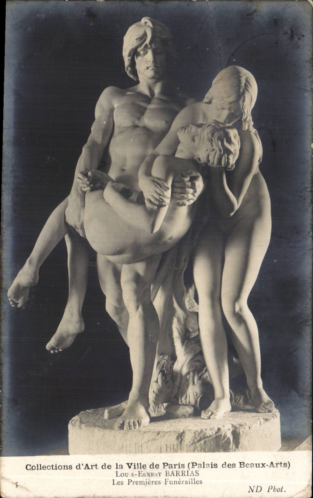 CPA Ansammlungen der Stadt des Paris-Gaumens von Barrias erstem Begrabnis der schonen Kunste