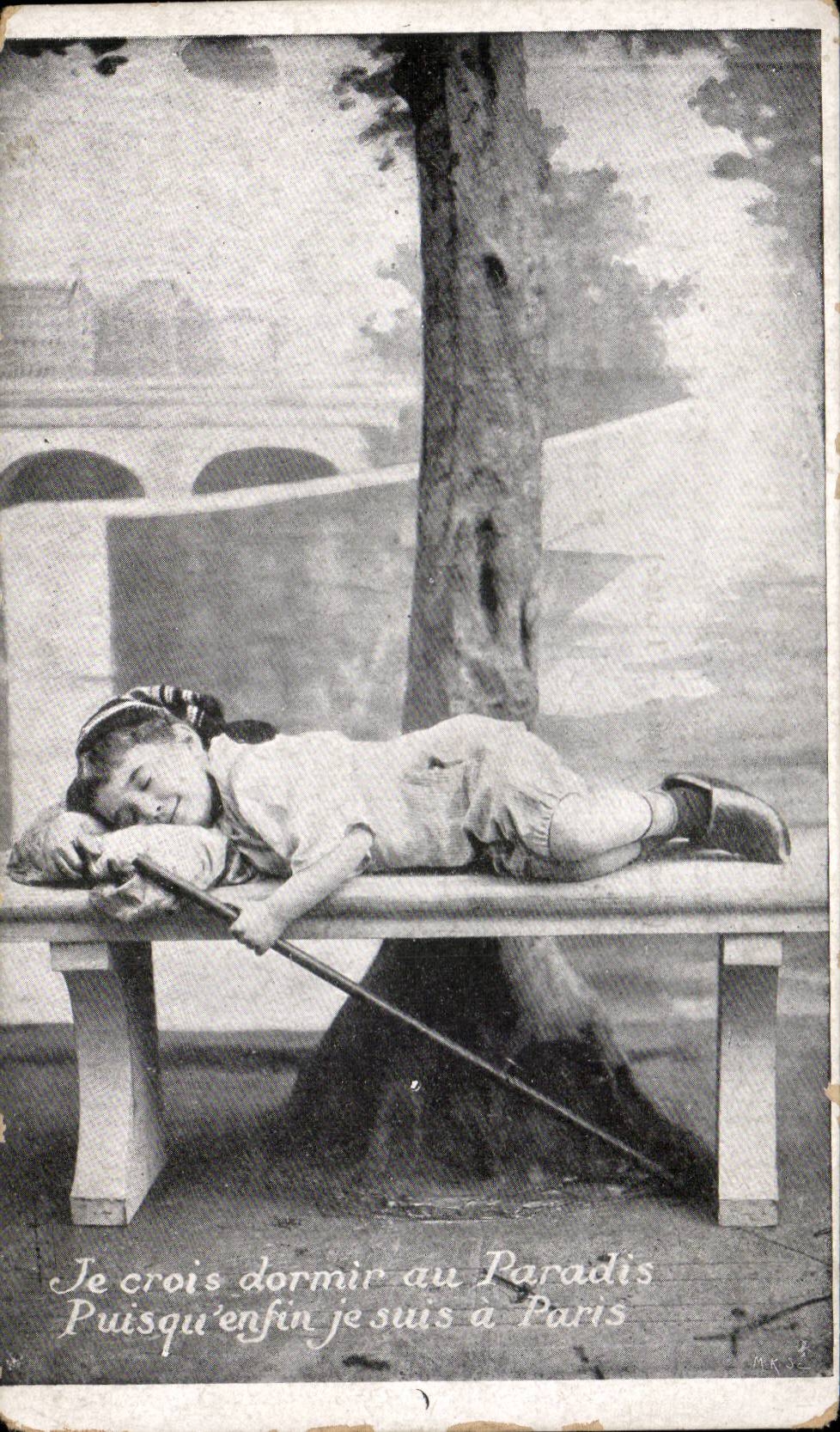 CPA Phantasie-Kind-Paradies