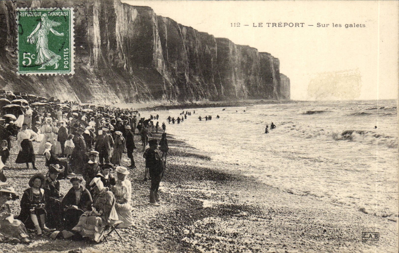 CPA Treport auf den Rollen