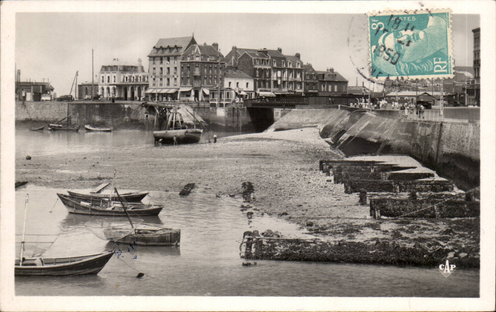 CPA Treport View in Richtung zur Bahnstation von Meeren