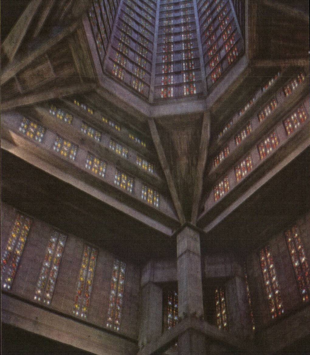 CPA Le Havre Church St Joseph gesehener Innenraum