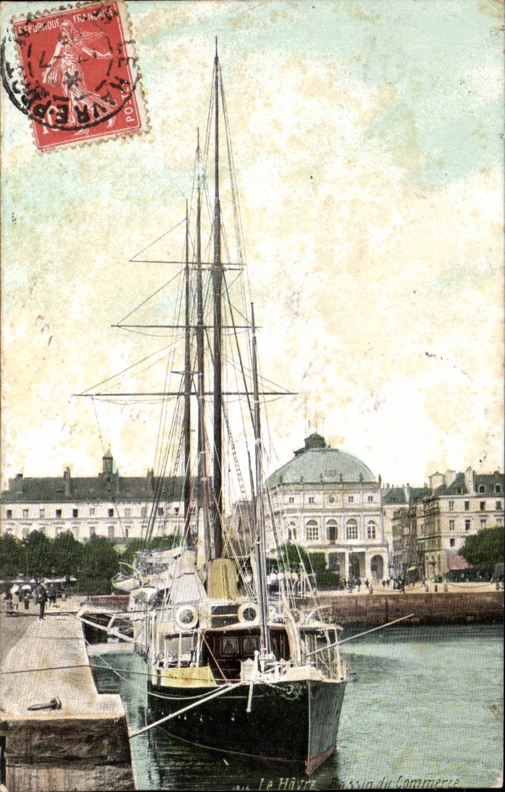 CPA Le Havre Basin the commercial Boat