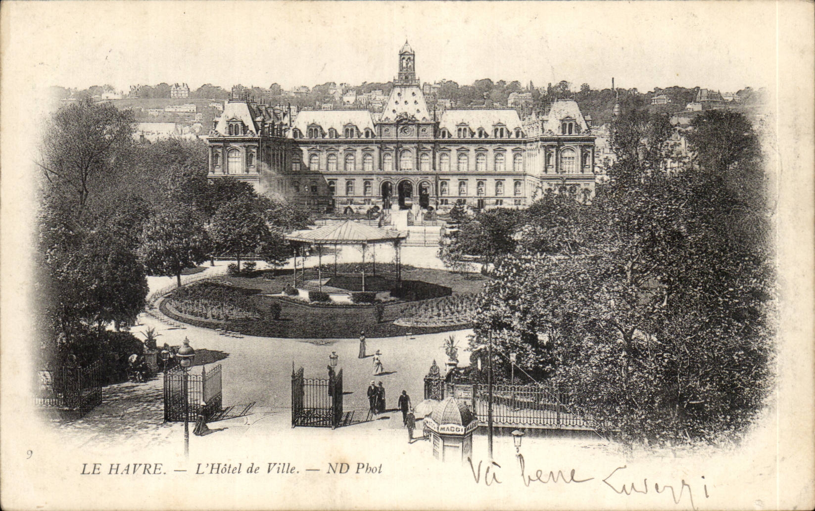 CPA Le Havre das Rathaus
