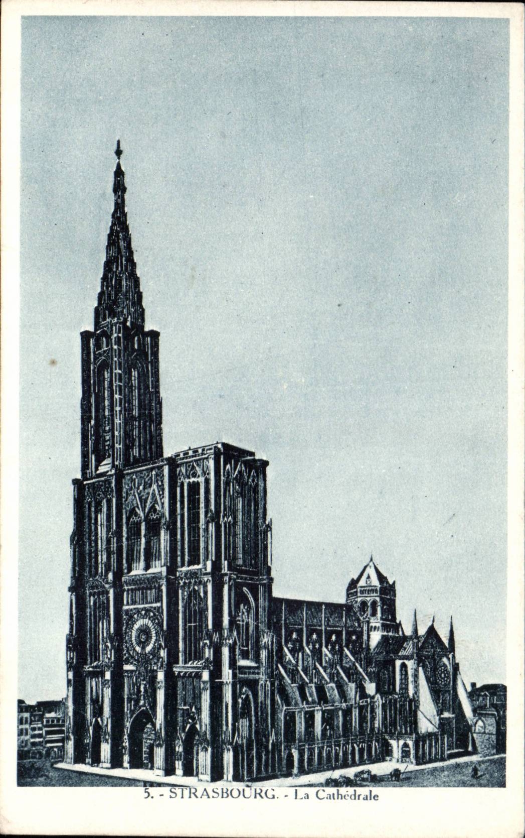 CPA Strasbourg the cathedral