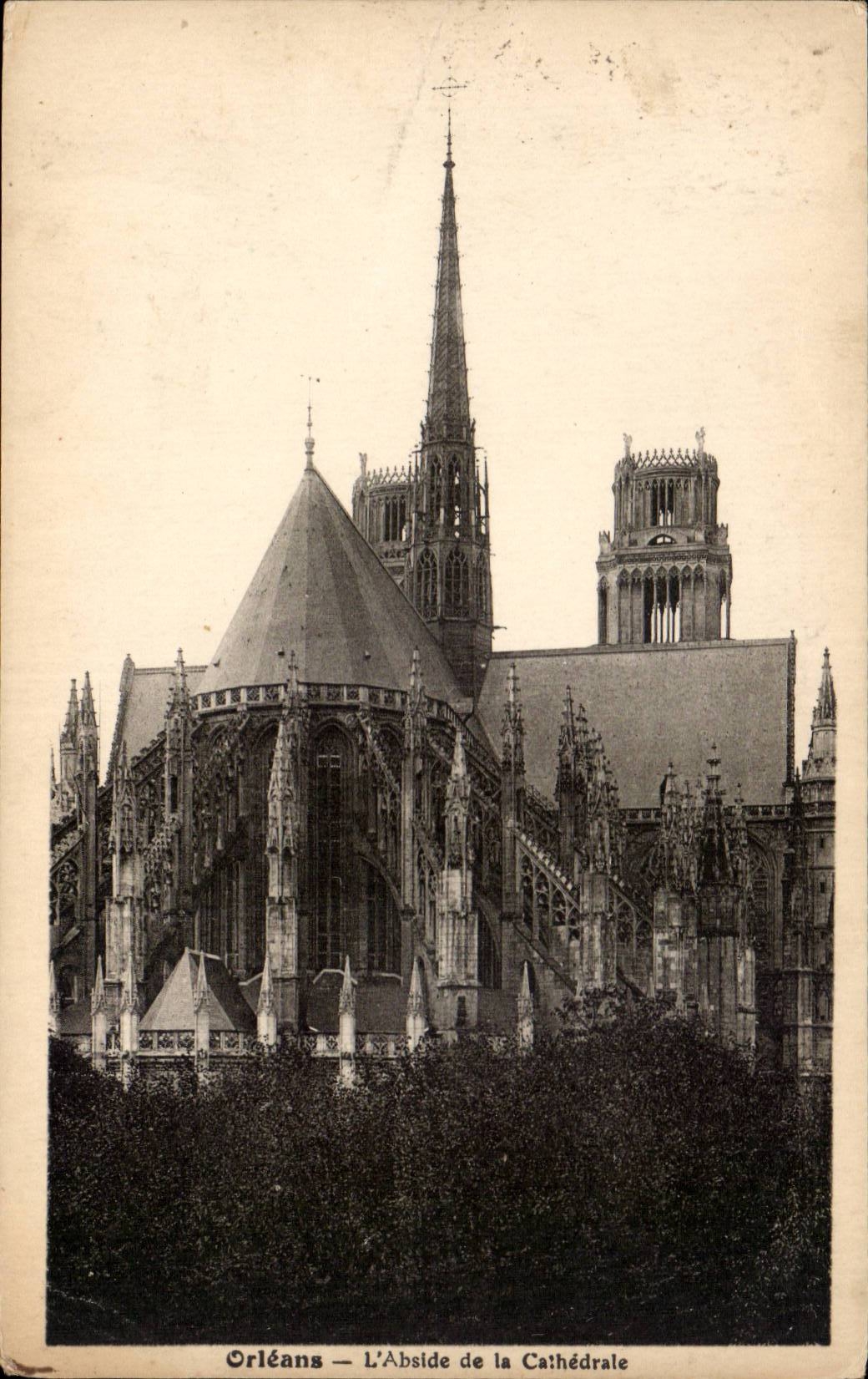 CPA Orleans the apse of the cathedral