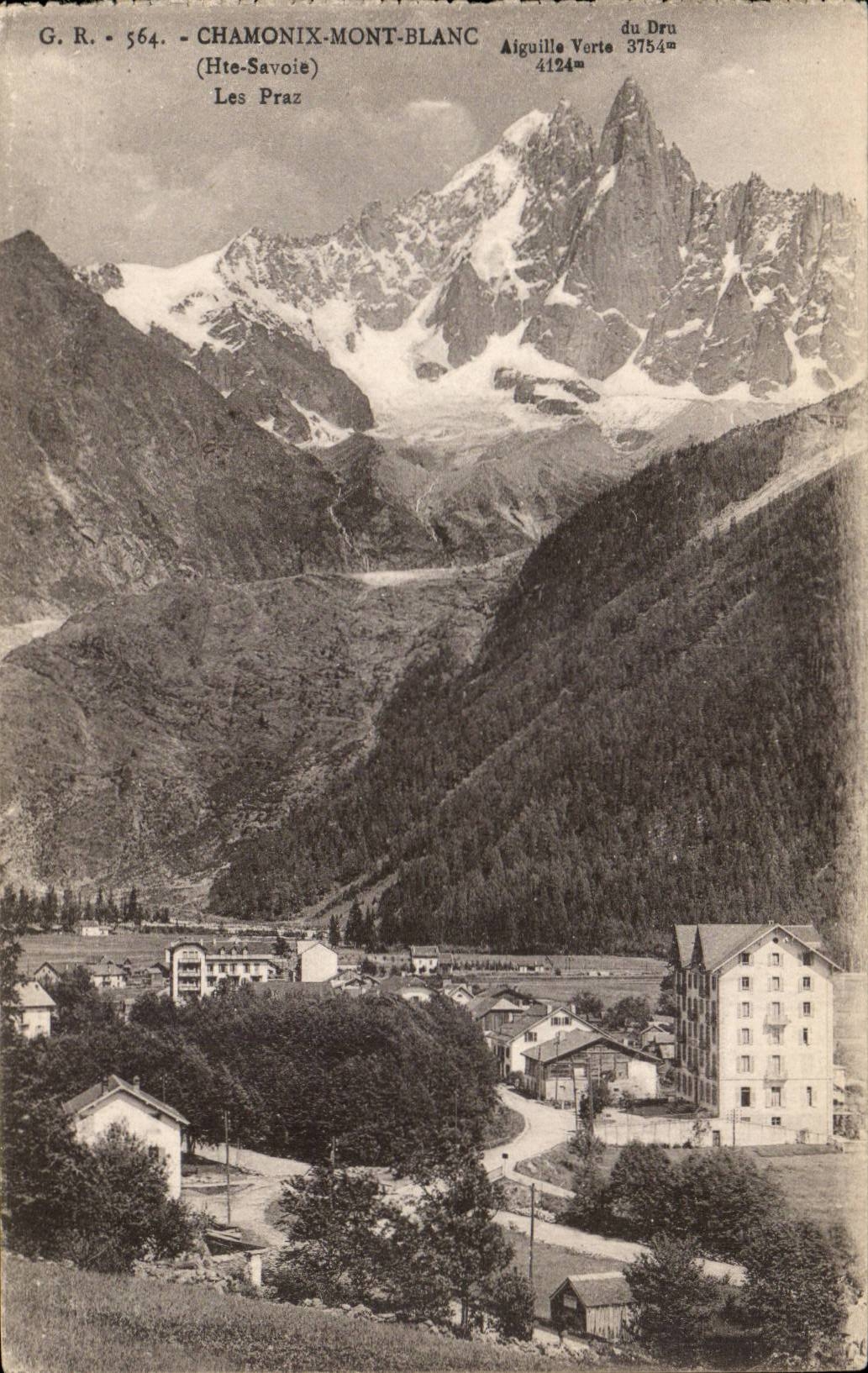 CPA Chamonix Mont Blanc Les praz