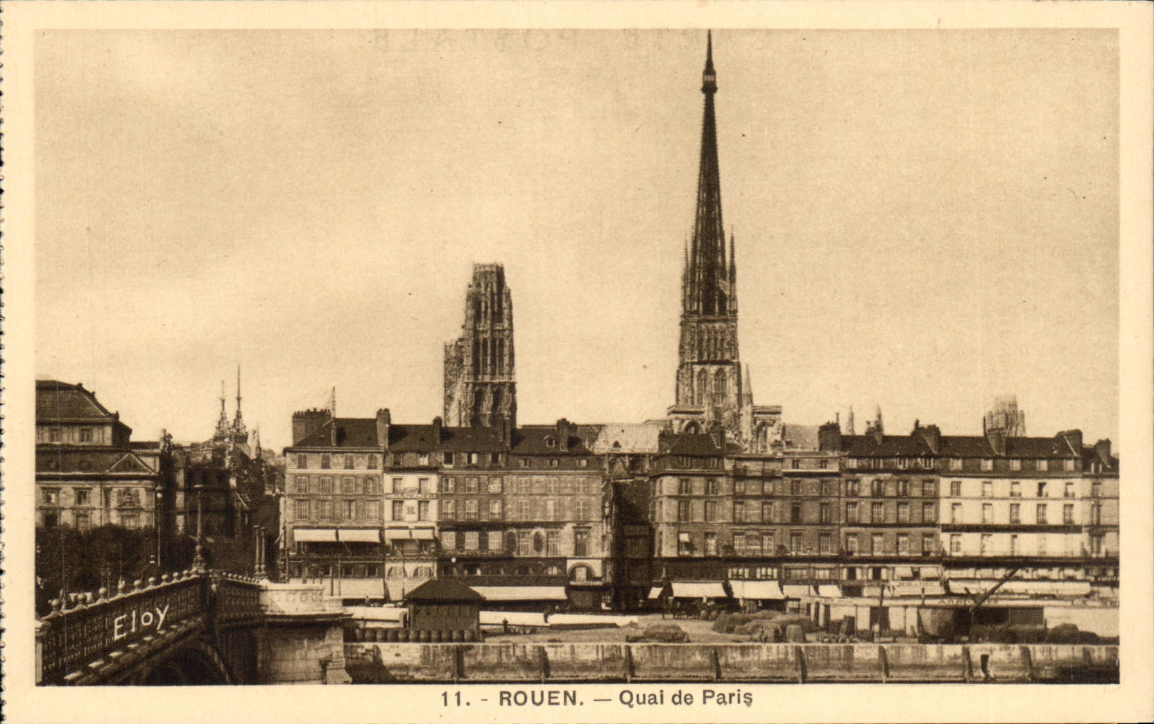 CPA Rouen Quay of Paris