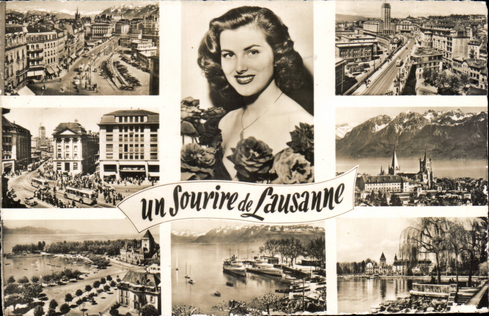 CPSM Suisse Un sourire de Lausanne