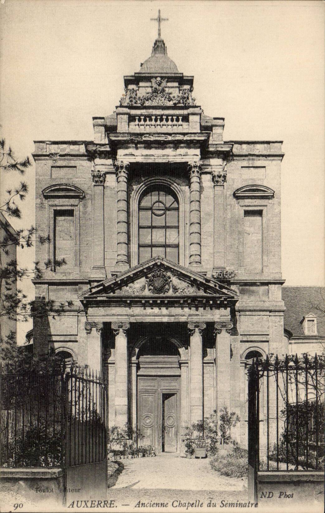 CPA Auxerre alte Wolbung des seminatre