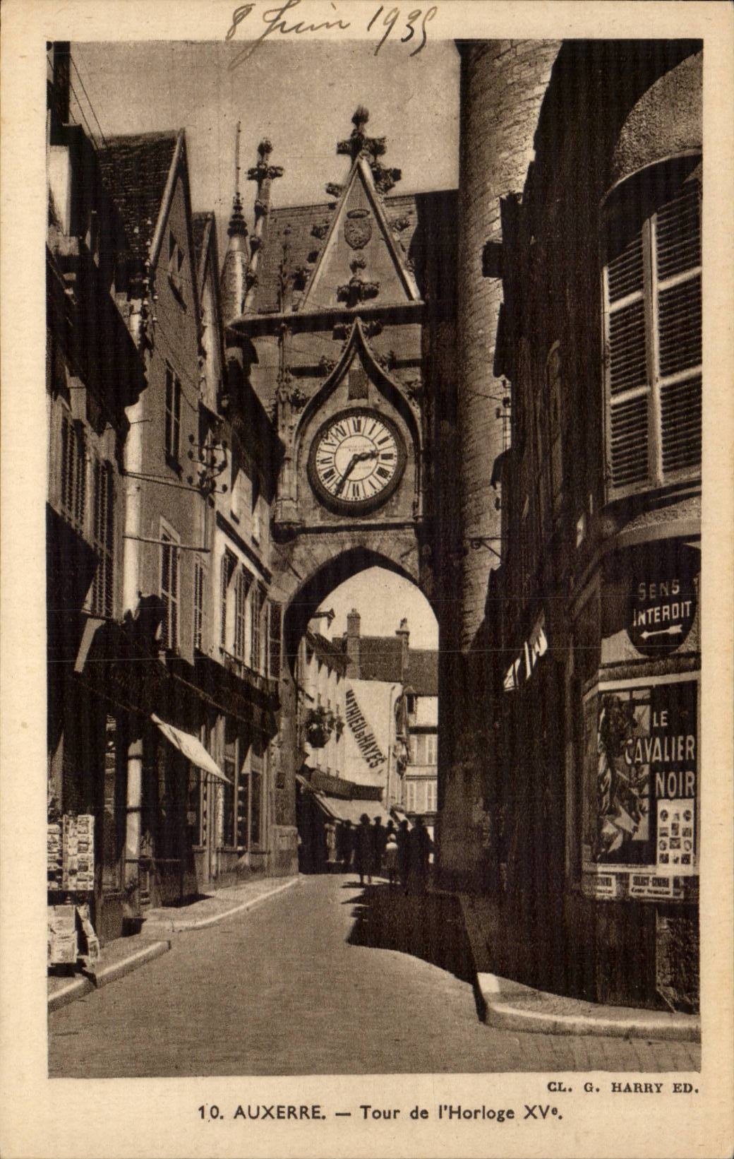 CPA Auxerre Umdrehung des Taktgebers 15