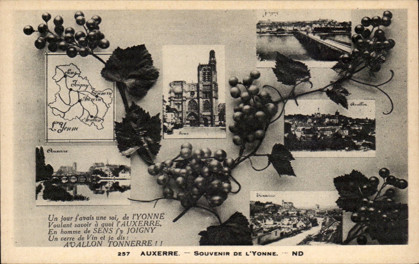 CPA Auxerre Souvenir of Yonne