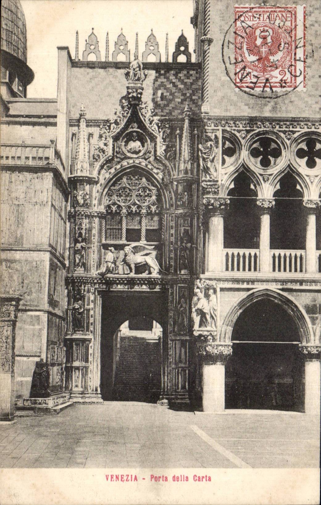 CPA Italy Italia Venezia Carried della Carta