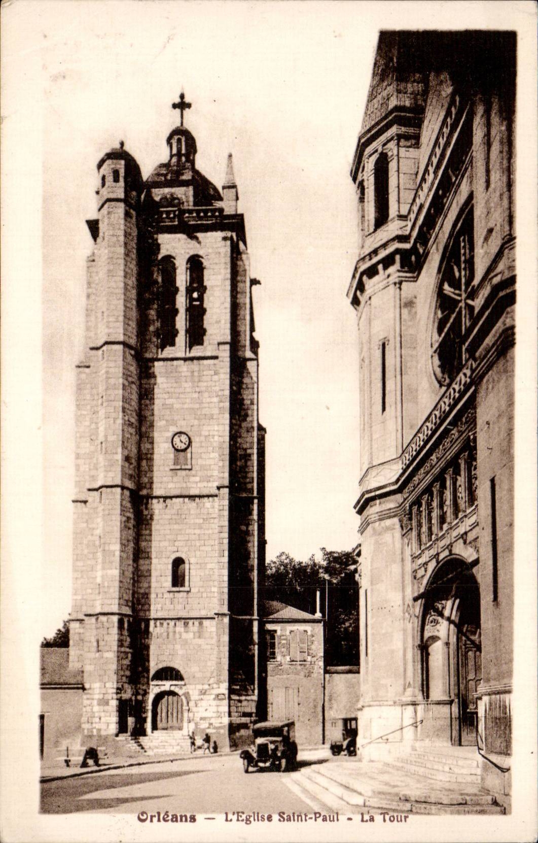 CPA Orleans the Saint Paul church the tower