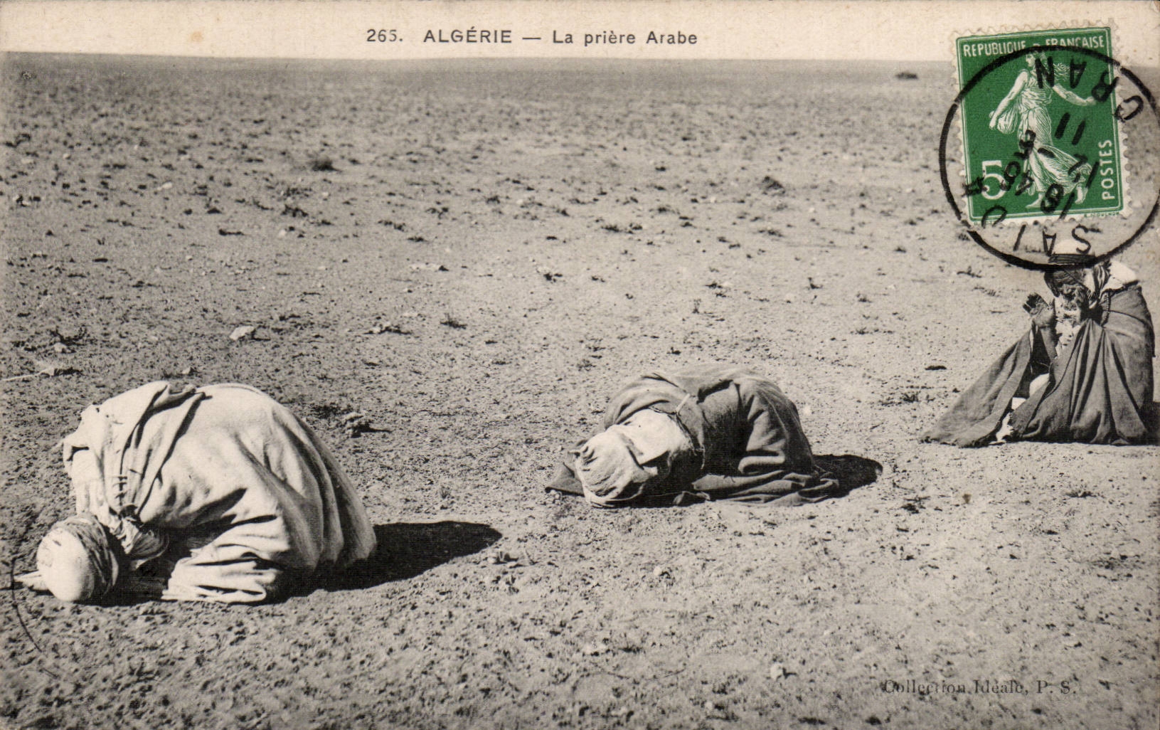 CPA Algeria the Arab prayer