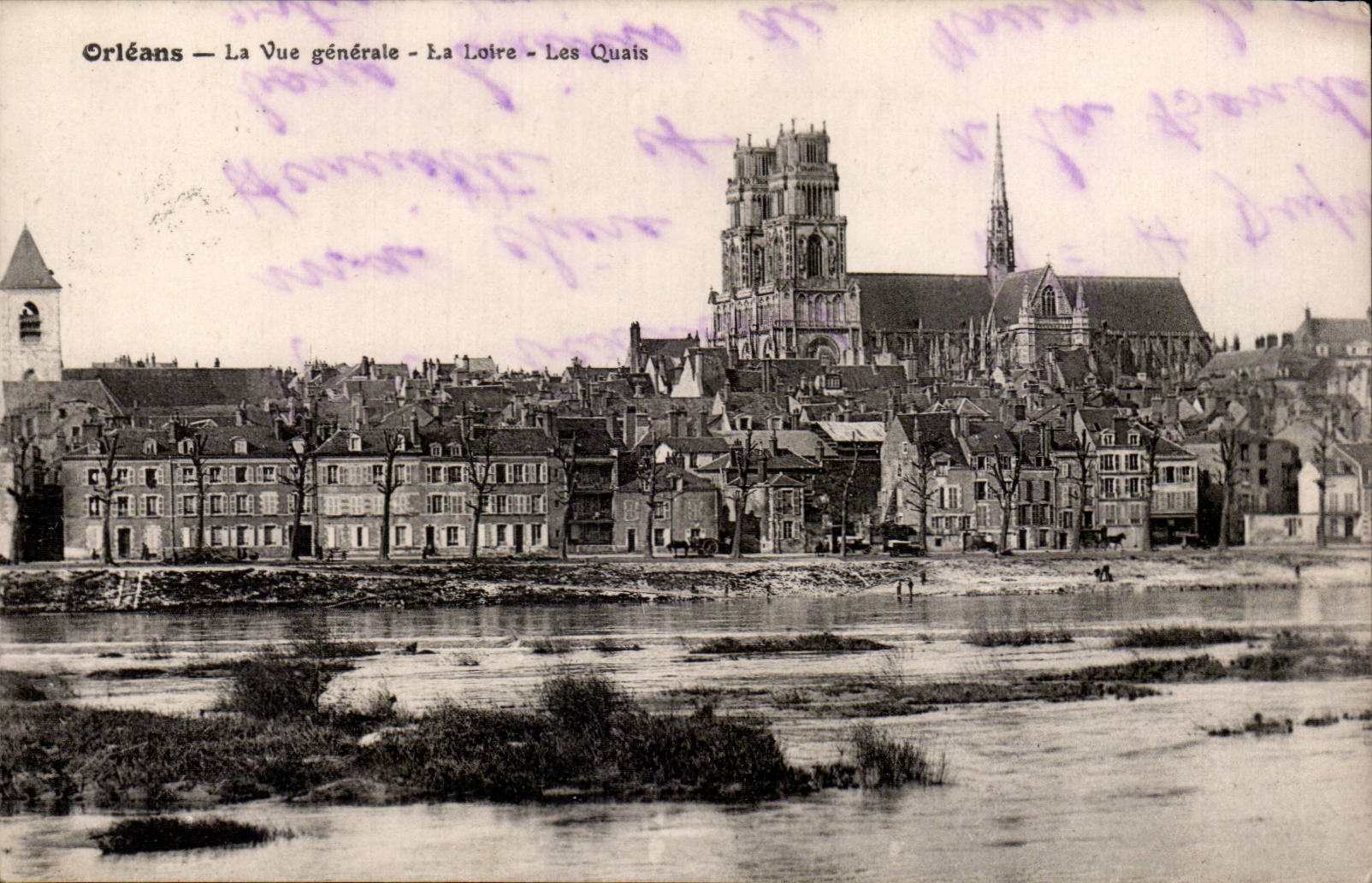 CPA Orleans View the Loire quays