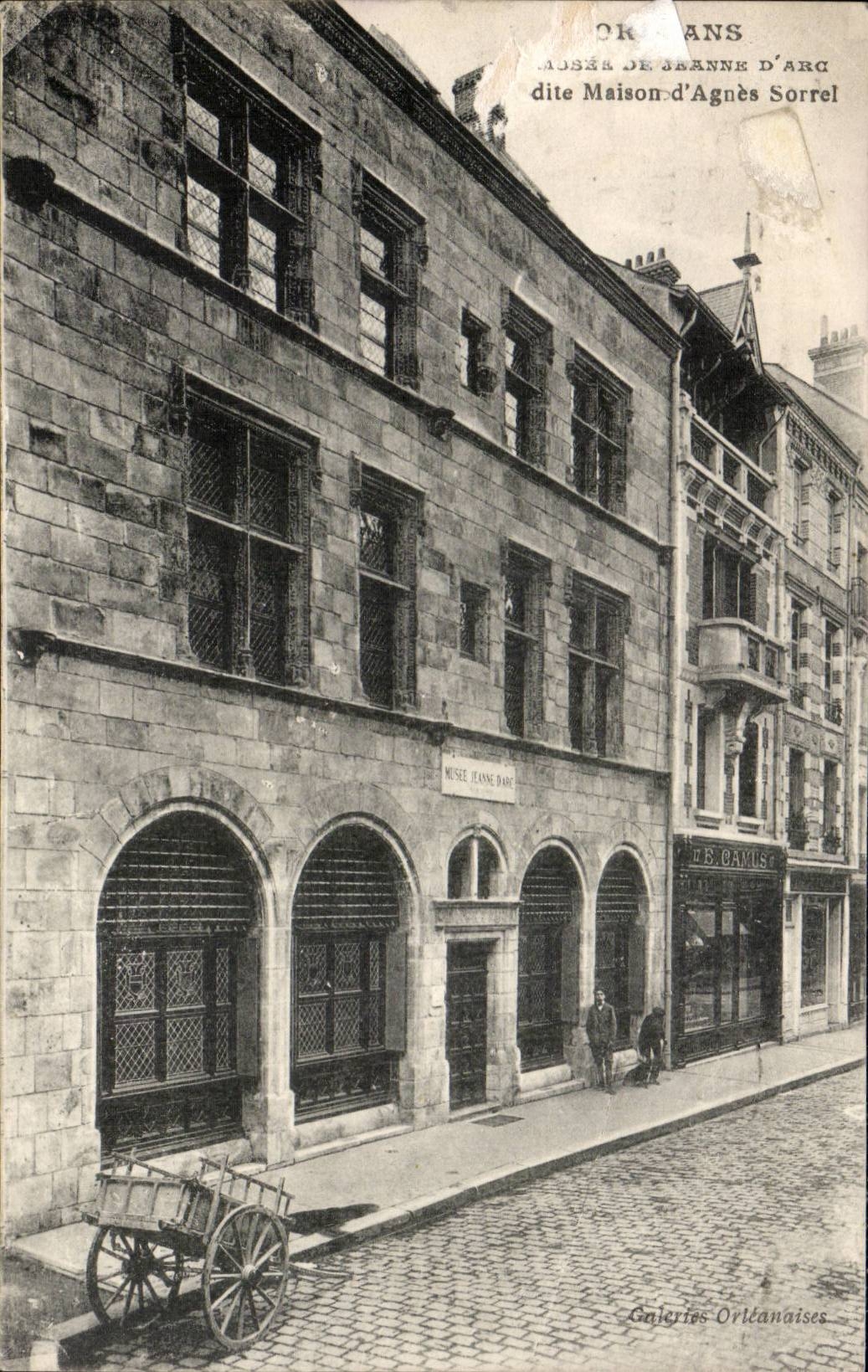 CPA Orleans House of Agnes Sorel Jeanne Museum of arc