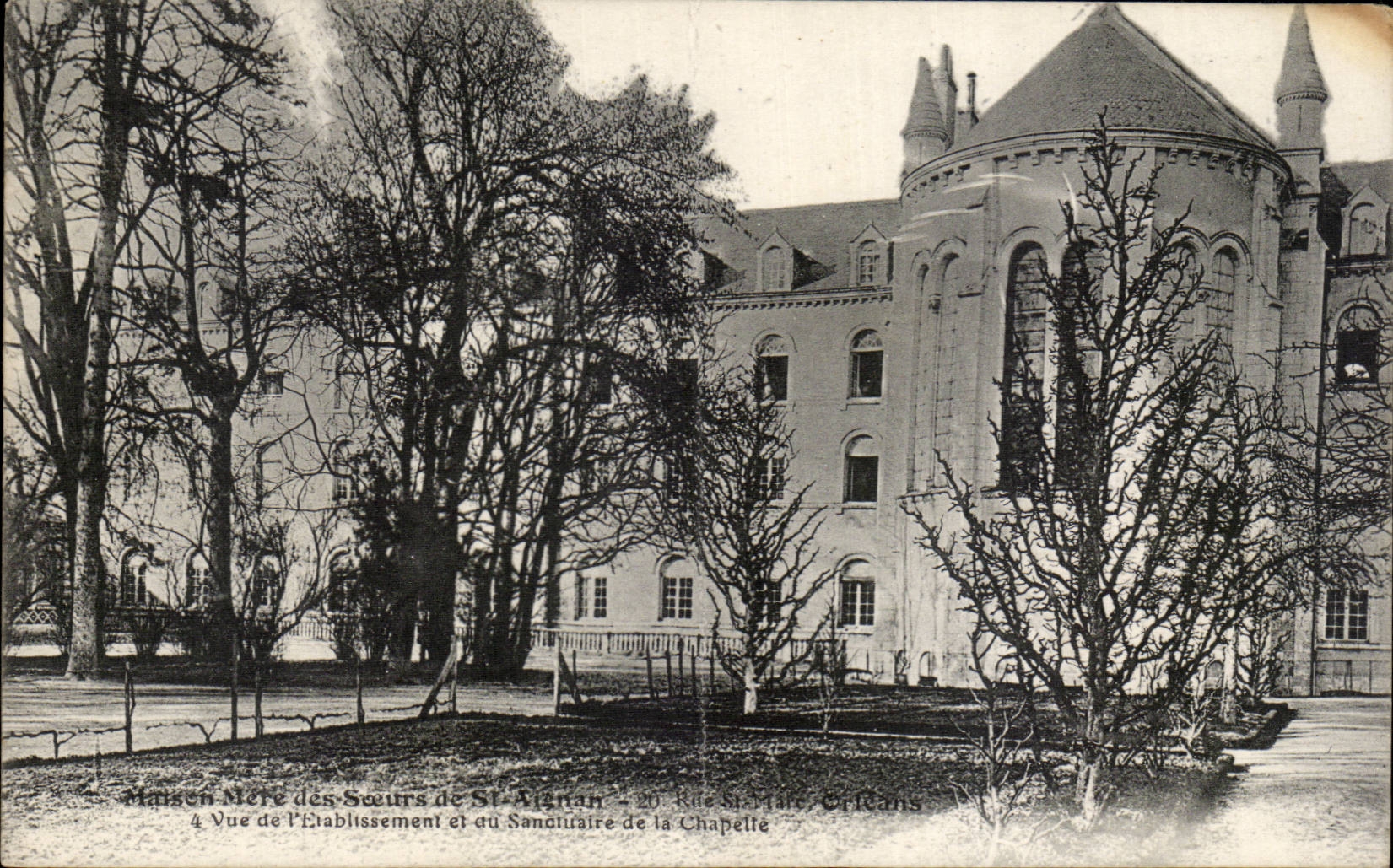 CPA Orleans Head office of the sisters of St Aignan 20 rue st Marc Vue de l' establishment and of the sanctuary of the vault