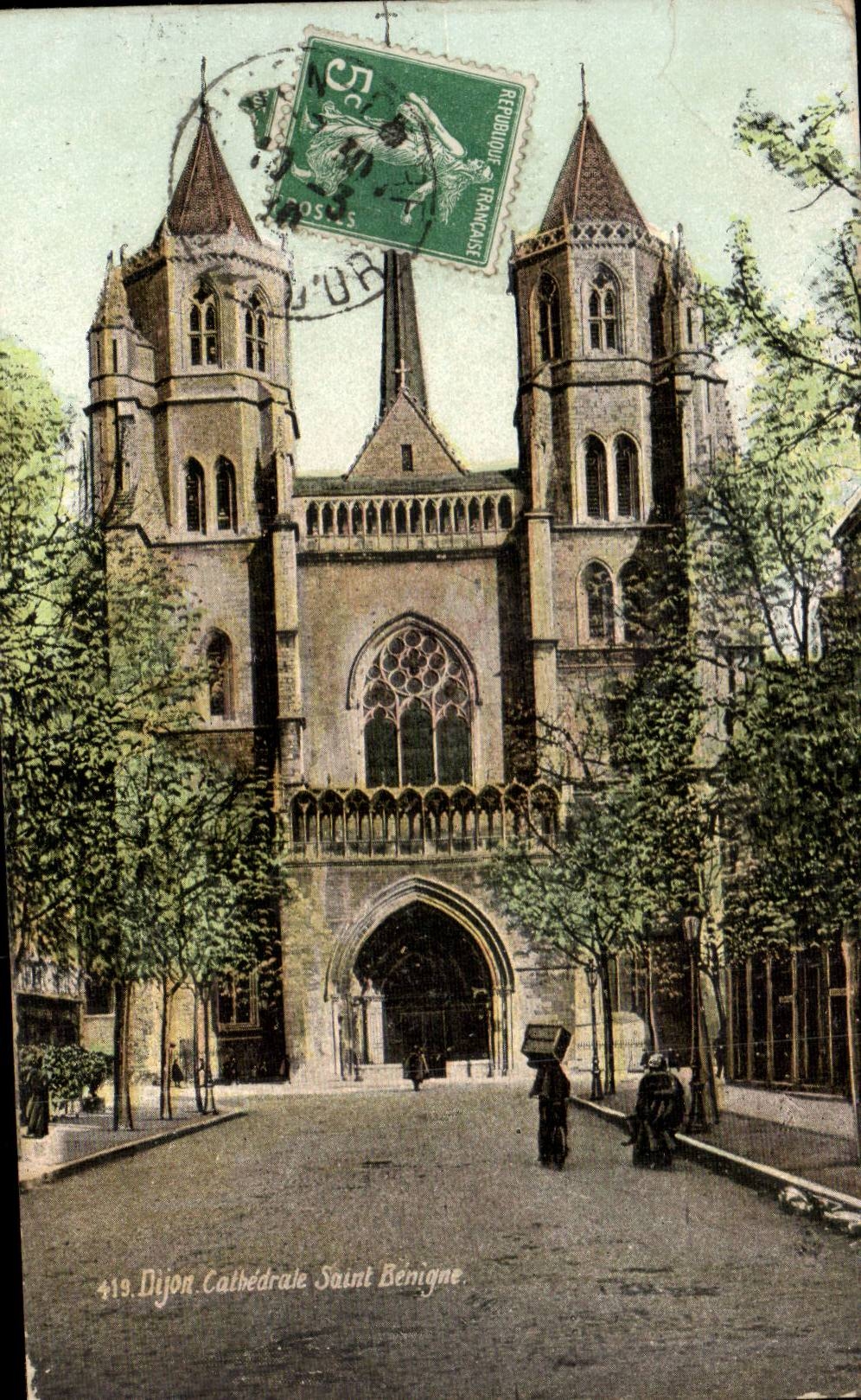 CPA Dijon Kathedrale Saint gutartig