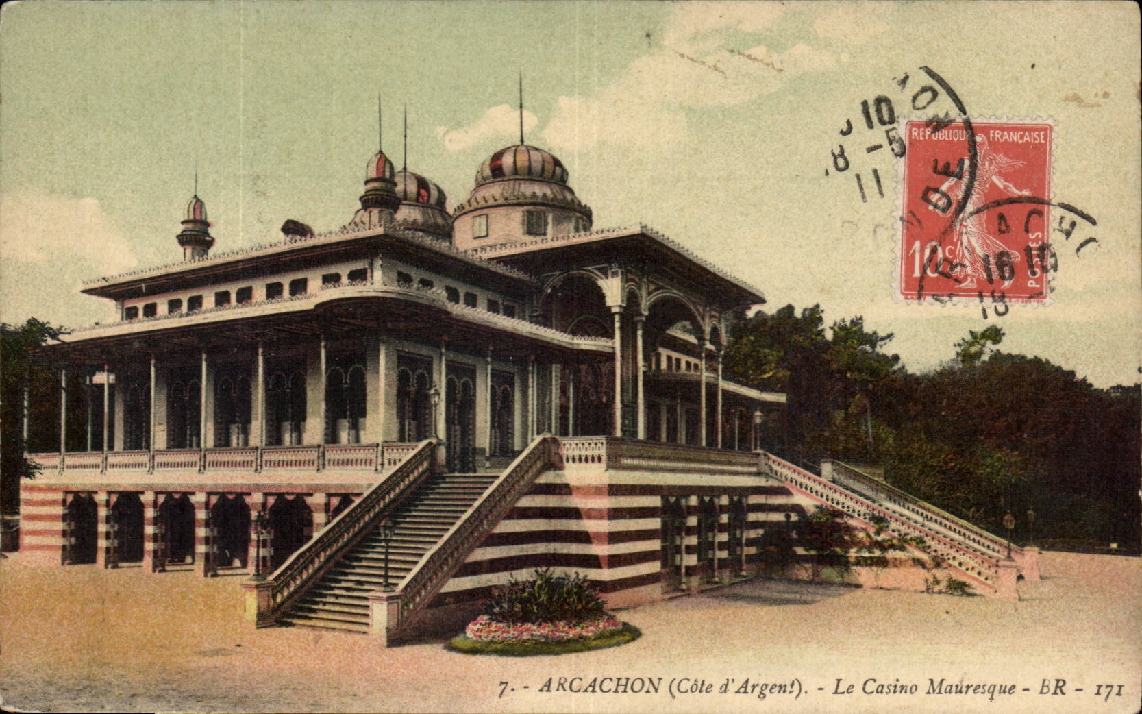 CPA Arcachon Le casino mauresque