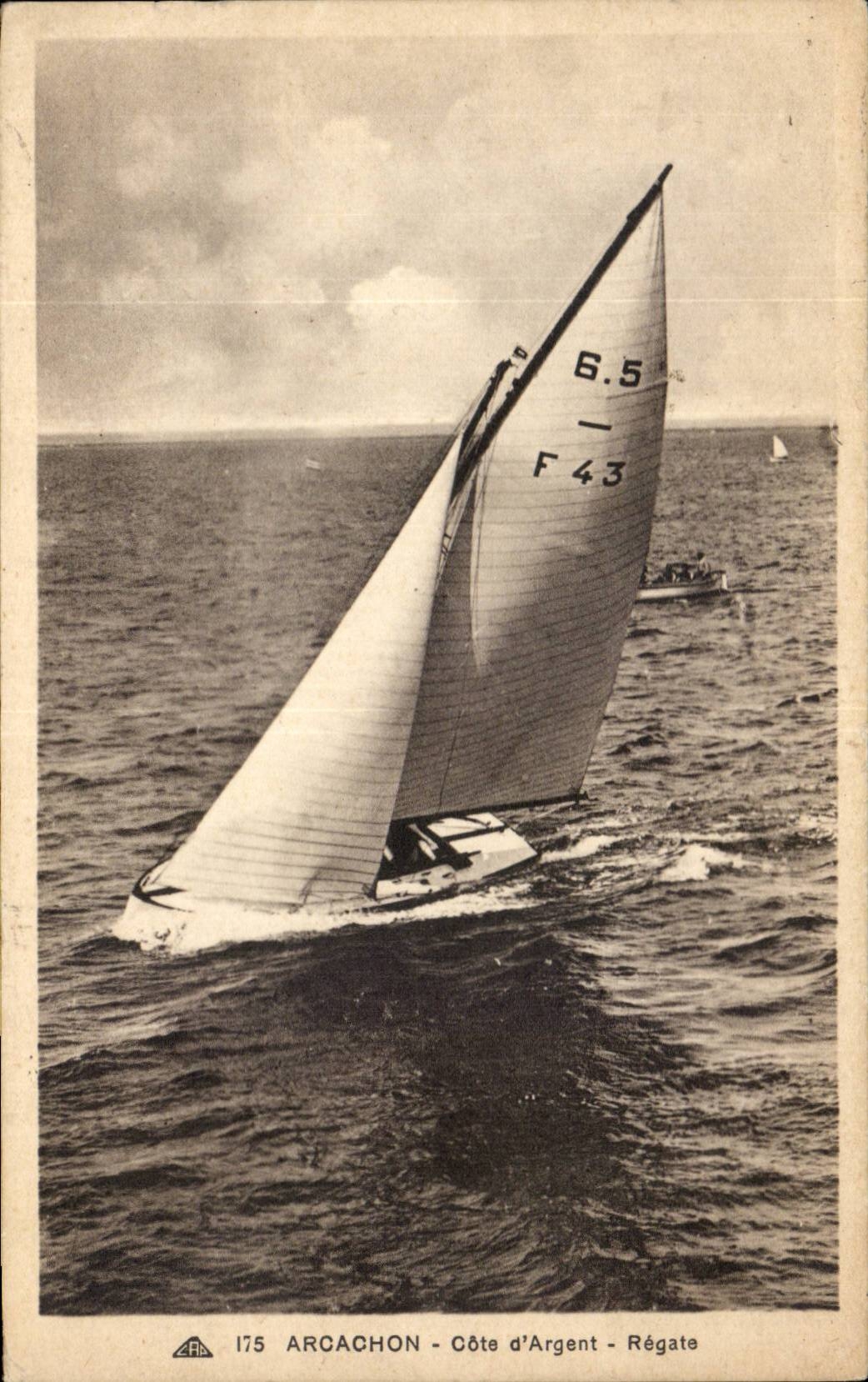 Arcachon CPA Regate 