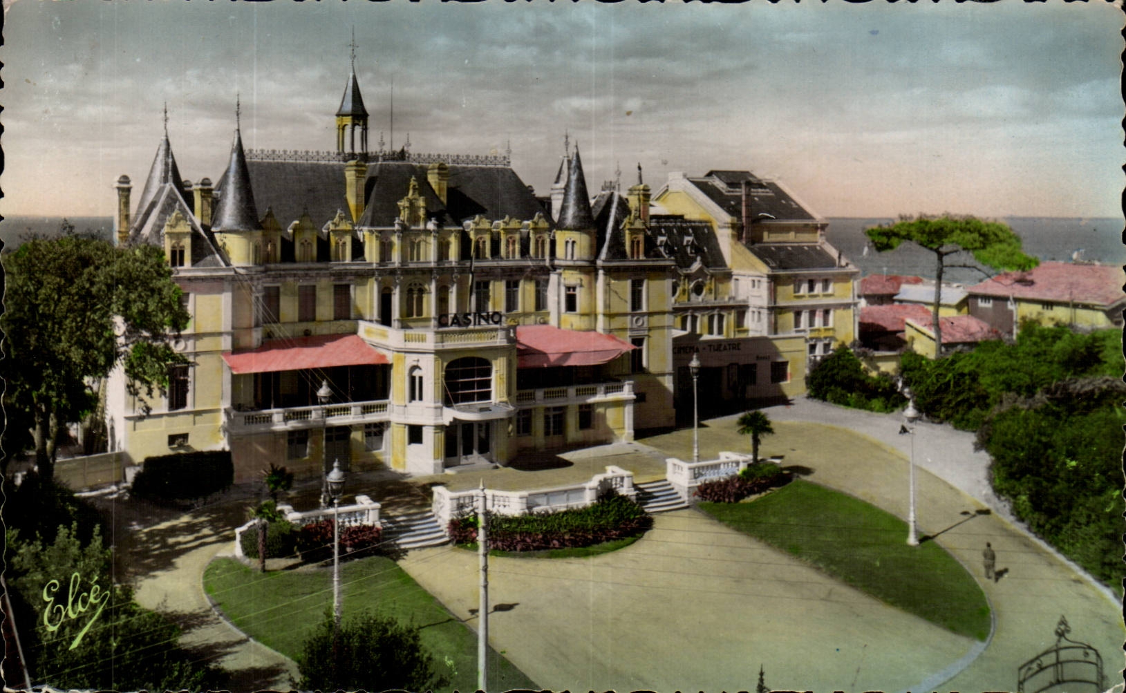 Arcachon CPA Le casino de la plage et les jardins