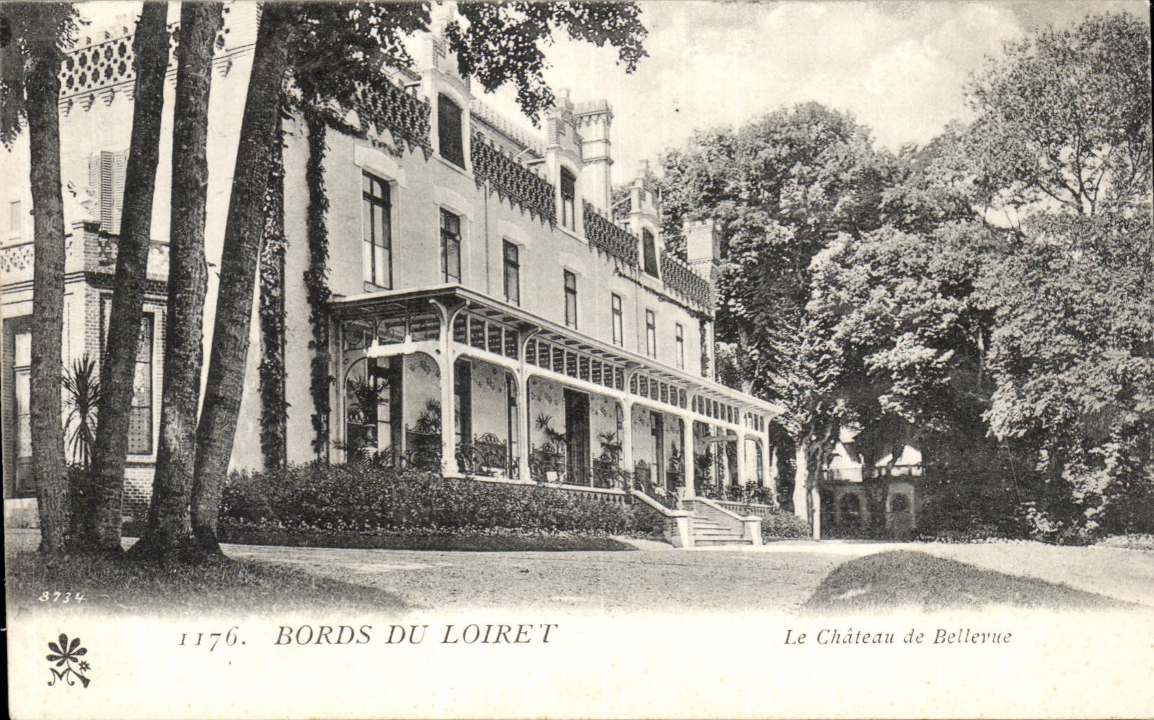 CPA Edges of Loiret the castle of Bellevue