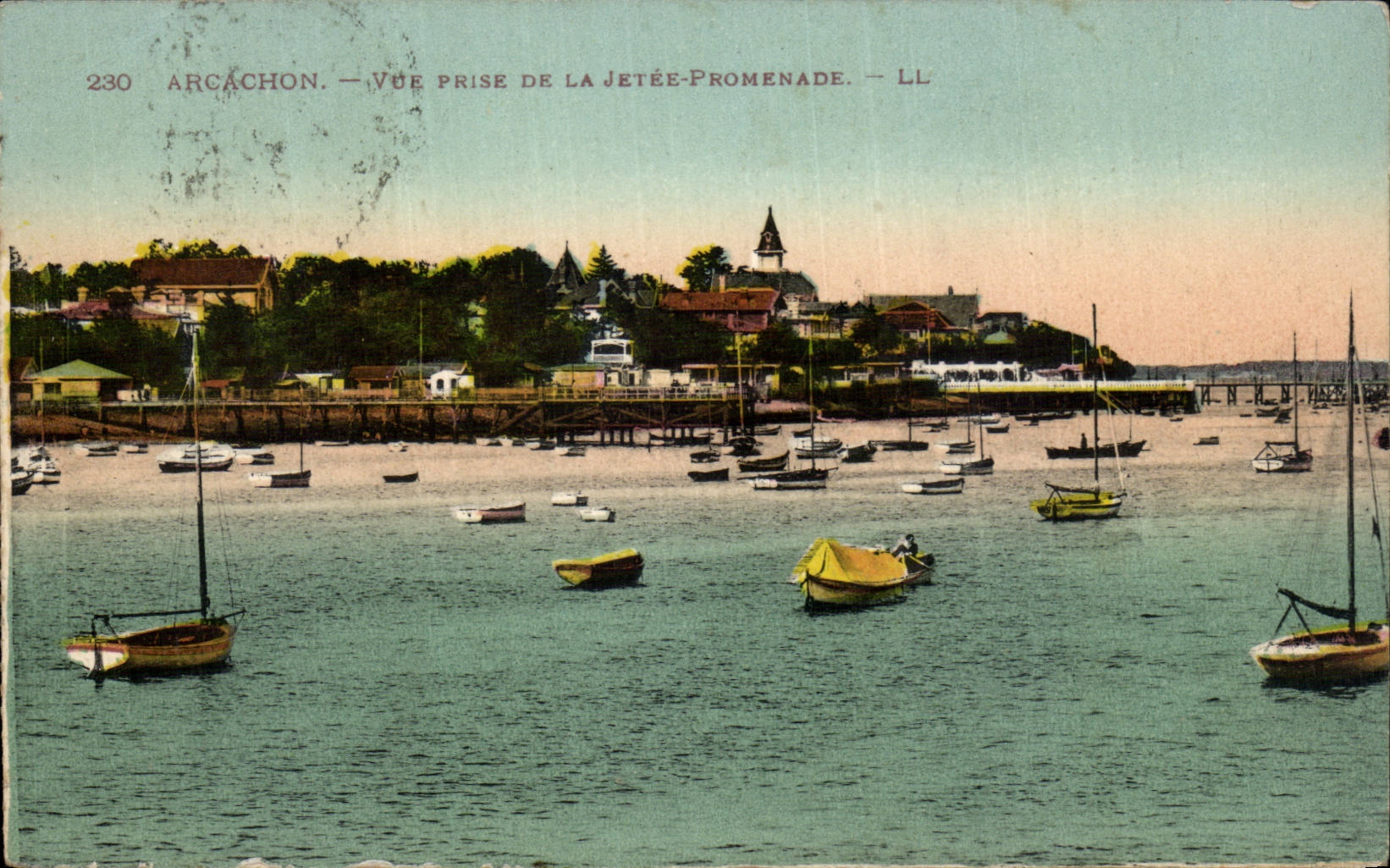 Arcachon CPA Vue prise de la jetee promenade