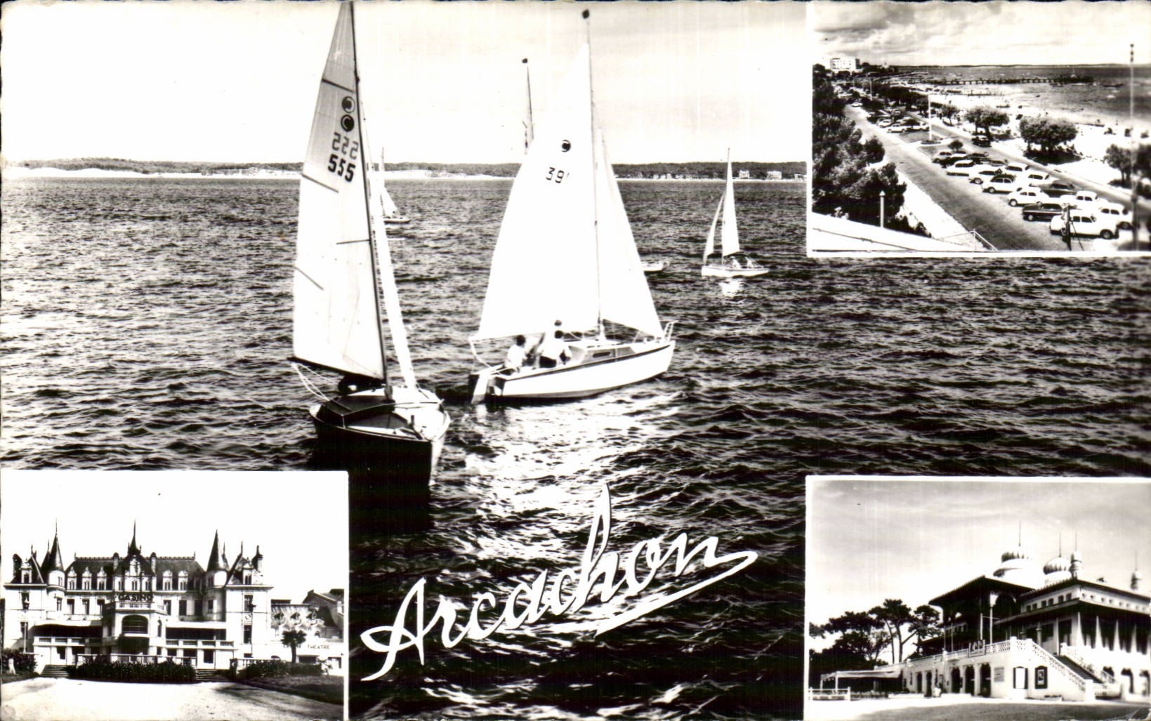 Arcachon CPSM Casino de la plage Casino mauresque