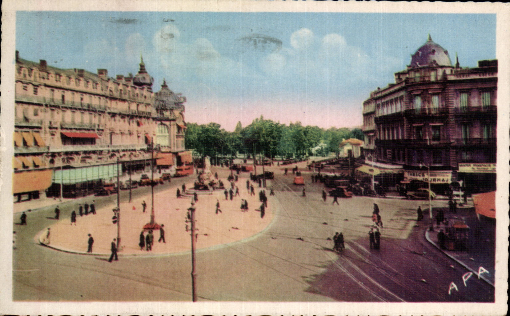 Montpellier CPA Place de la Comedie