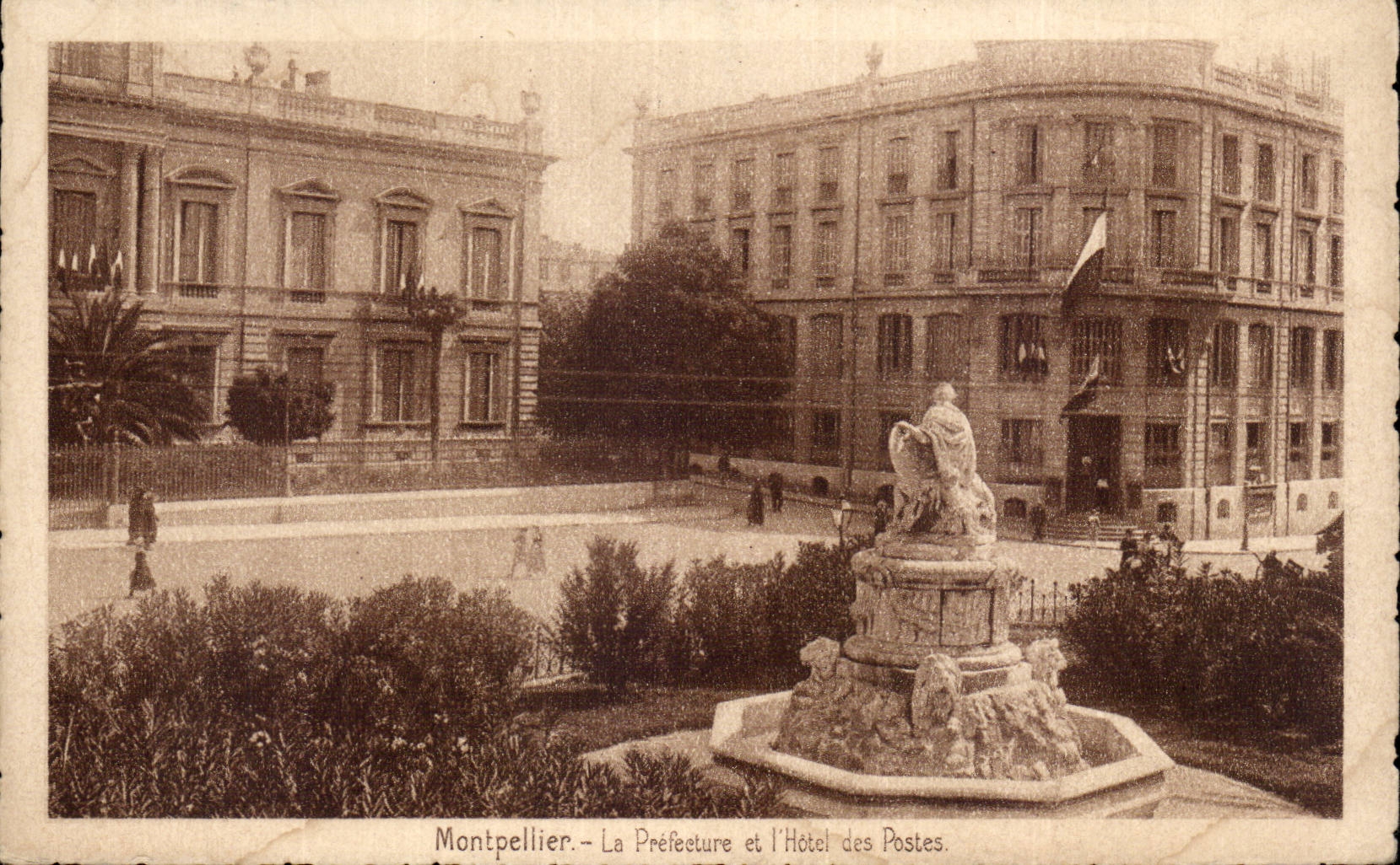 Montpellier CPA la Prefecture et l'hotel des Postes