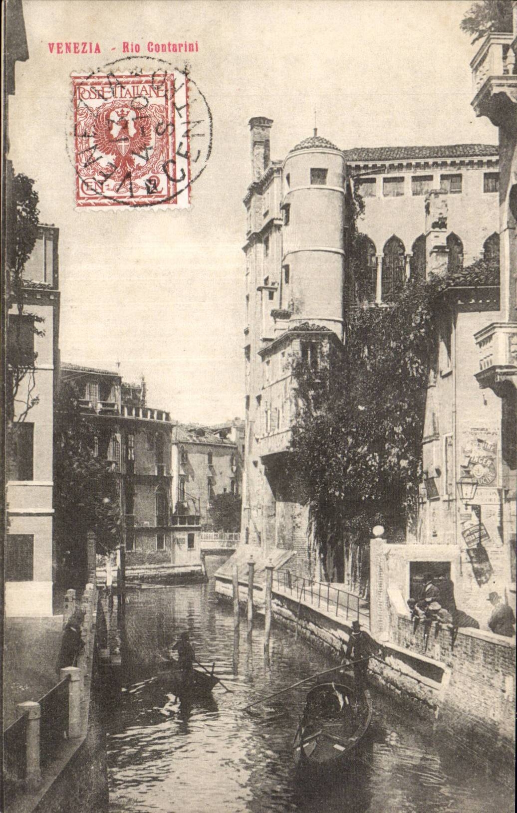 CPA Italy italia Venezia Rio Contarini