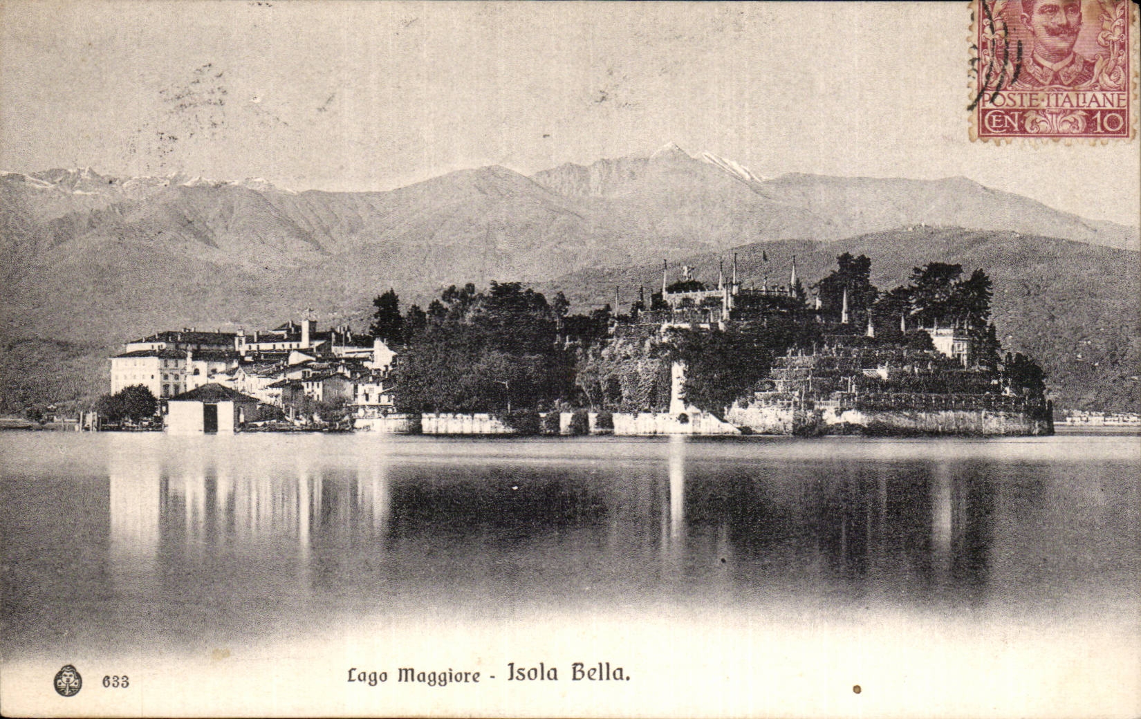 CPA Italien Italien Lago maggiore Isola blokte