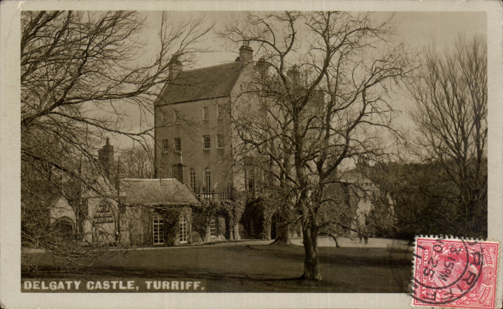 CPA Delgaty Castle Turrif