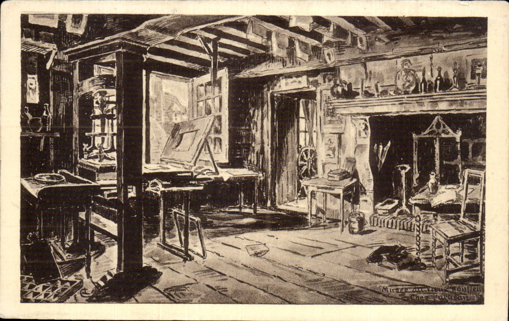 CPA Honfleur Museum of the Honfleur old man In the craftsman