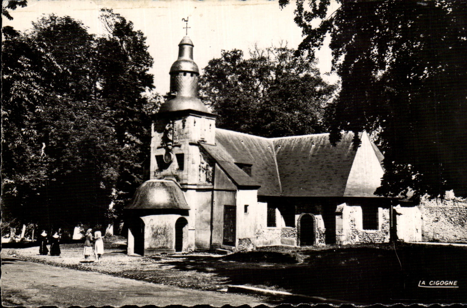 CPA Honfleur the vault of Notre Dame de Grace