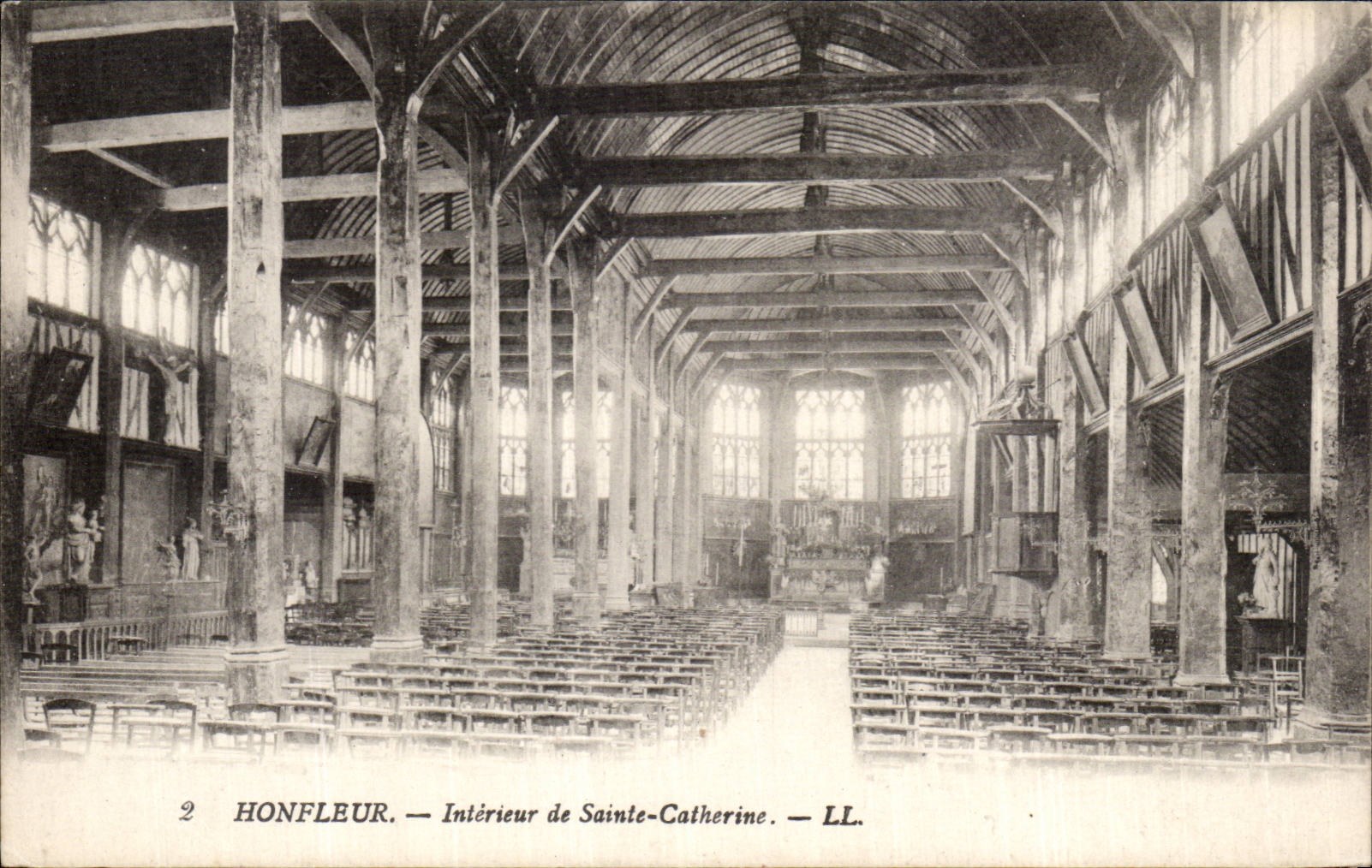 CPA interior Honfleur of co Catherine