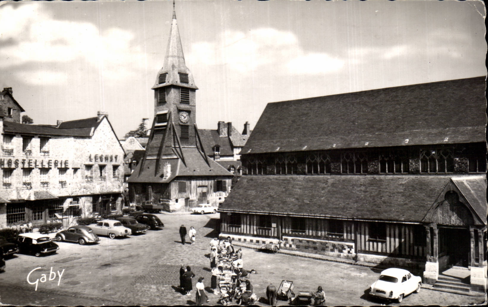 CPA Honfleur Church and bell-tower Sainte Catherine
