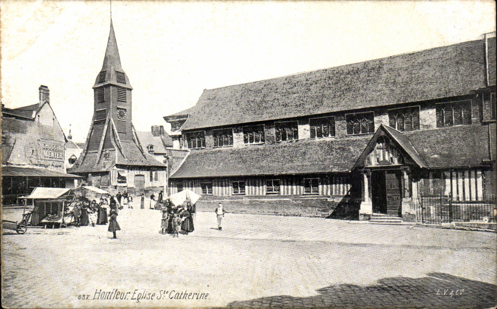 CPA Honfleur Eglise Ste Catherine