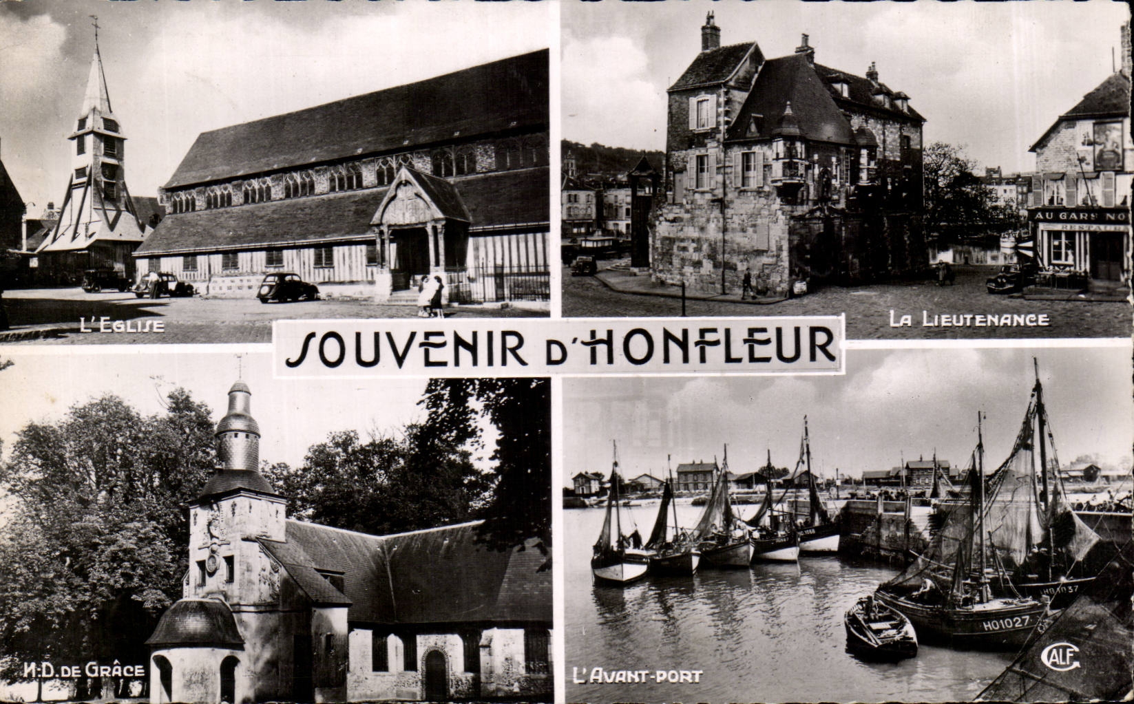 CPSM Honfleur Souvenir