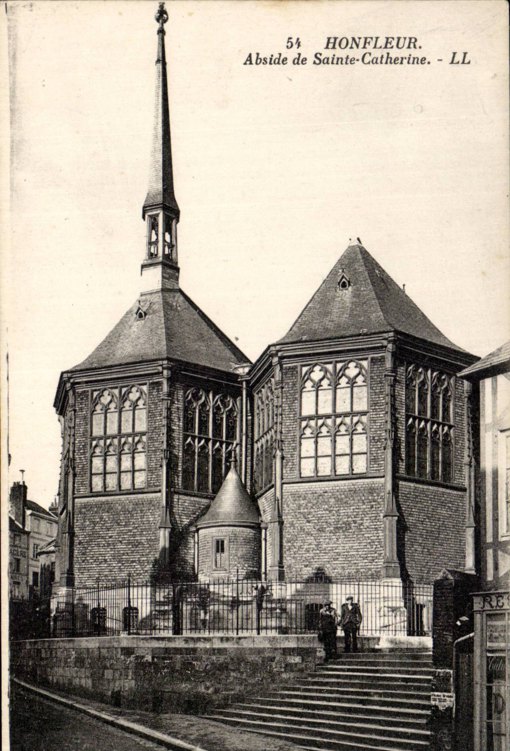 CPA Honfleur Abside de Sainte Catherine