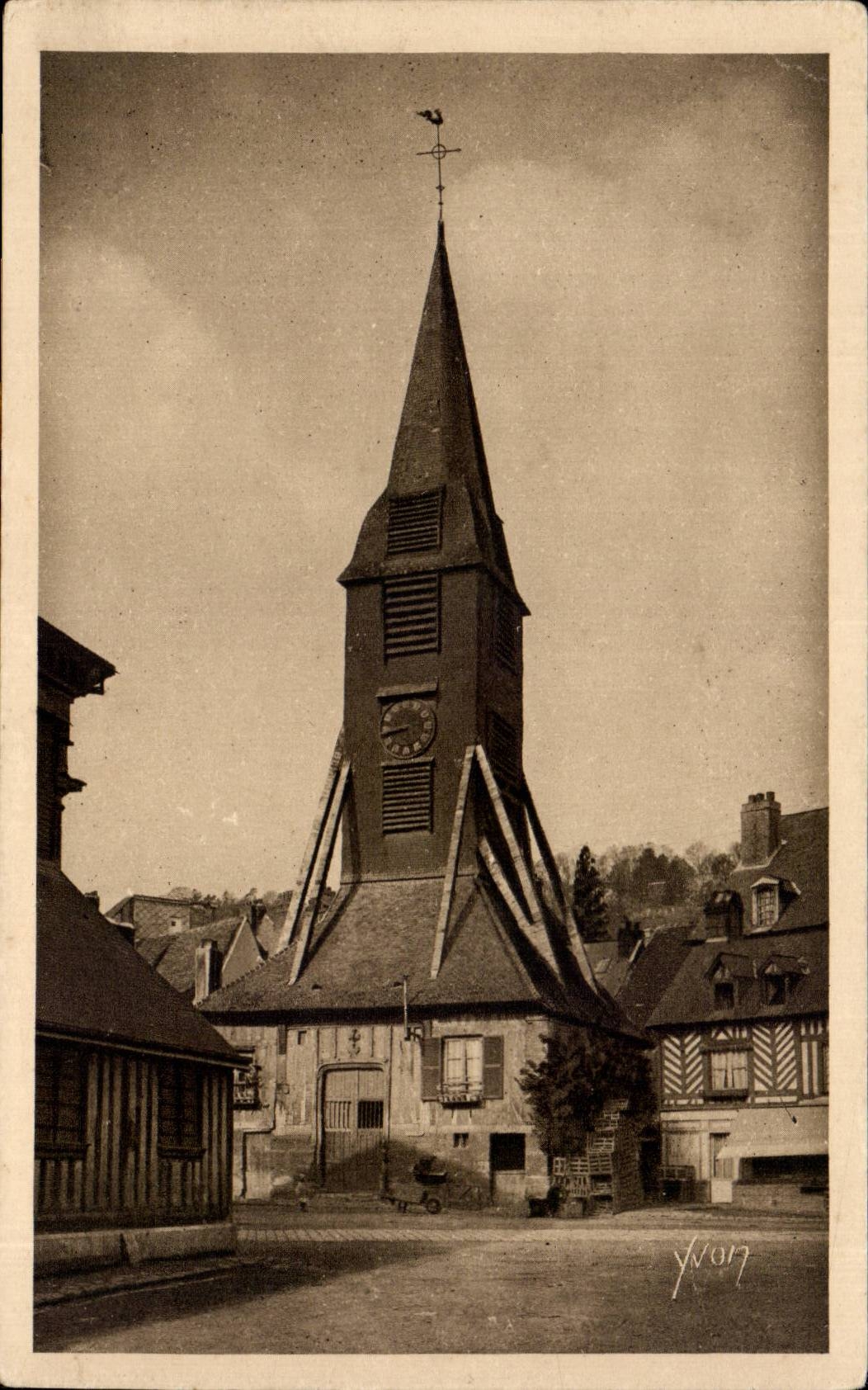 CPA Honfleur Eglise Sainte Catherine 