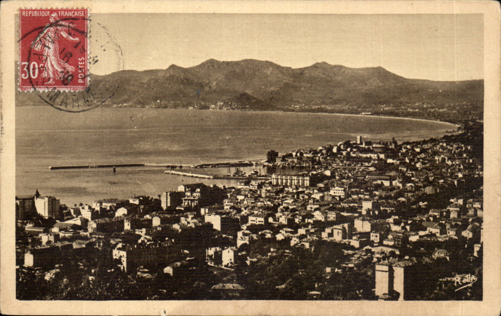 CPA Cannes View taken of Super Cannes