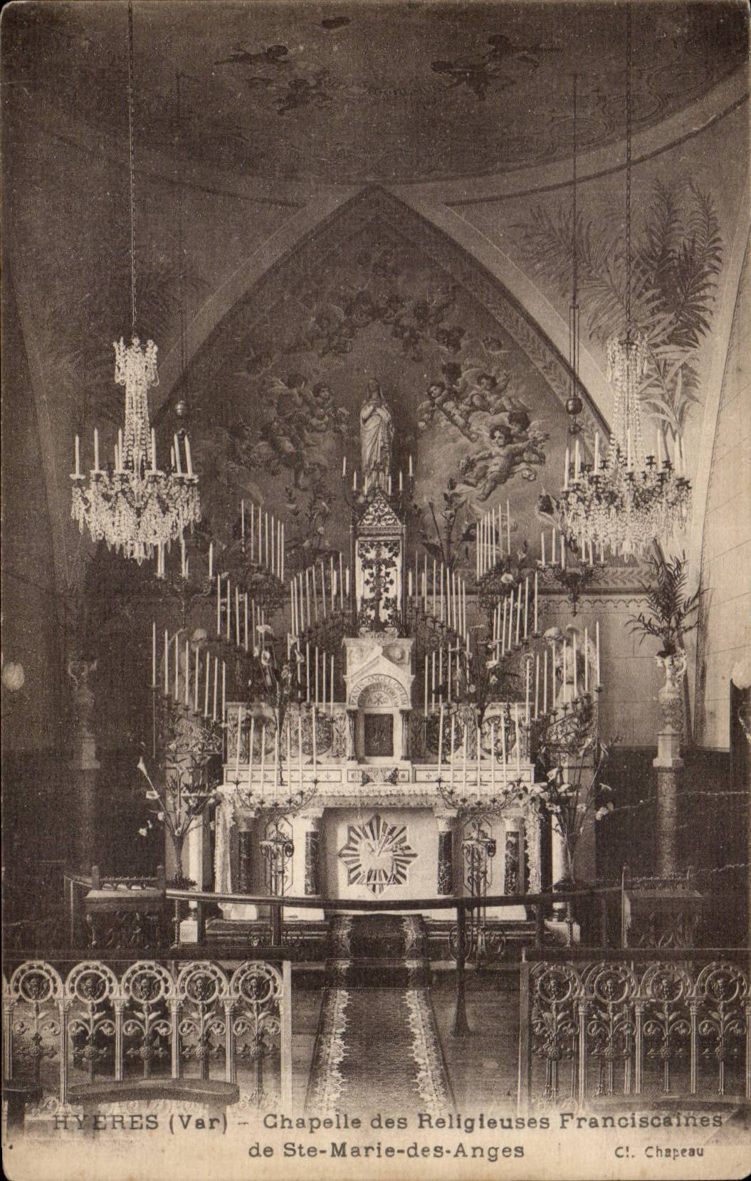 CPA Hyeres Wolbung der Franciscains Nonnen von Co Marie der Engel