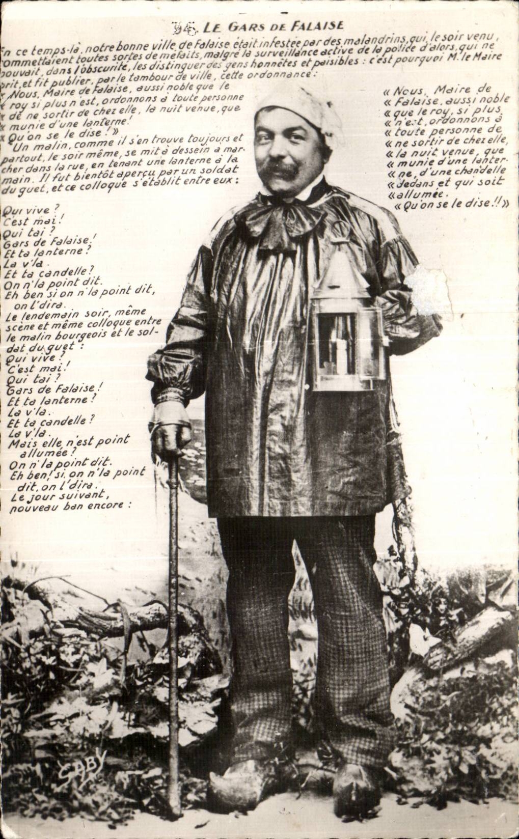 Cliff CPSM the Cliff guy Folklore Costume