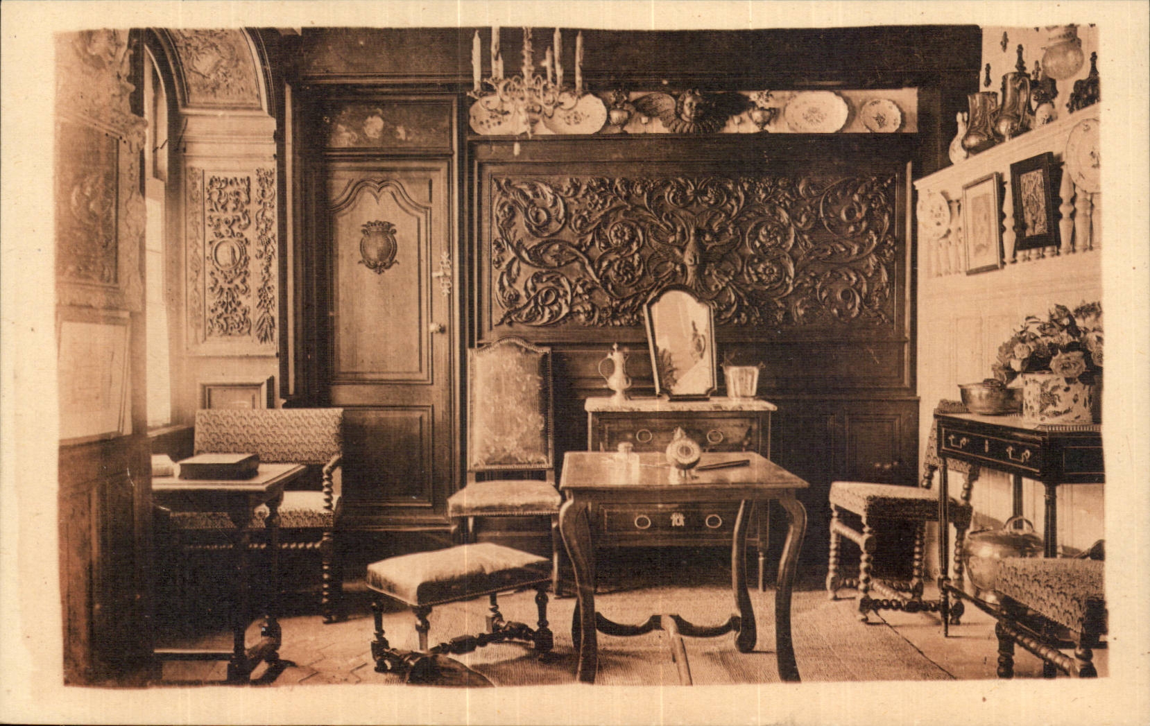 Gottliches CPA auf Seemodernem Landgasthaus von William das Eroberer-Wohnzimmer der gnadiger Frau de Sevigne