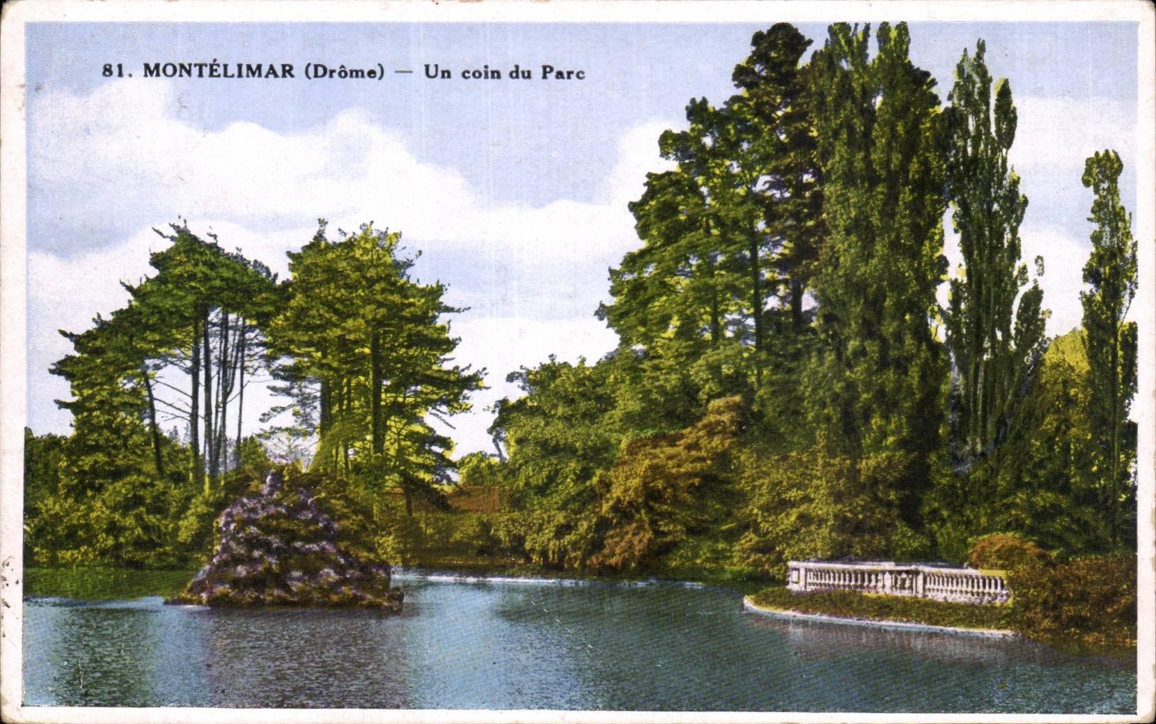 CPA Montelimar a corner of the park