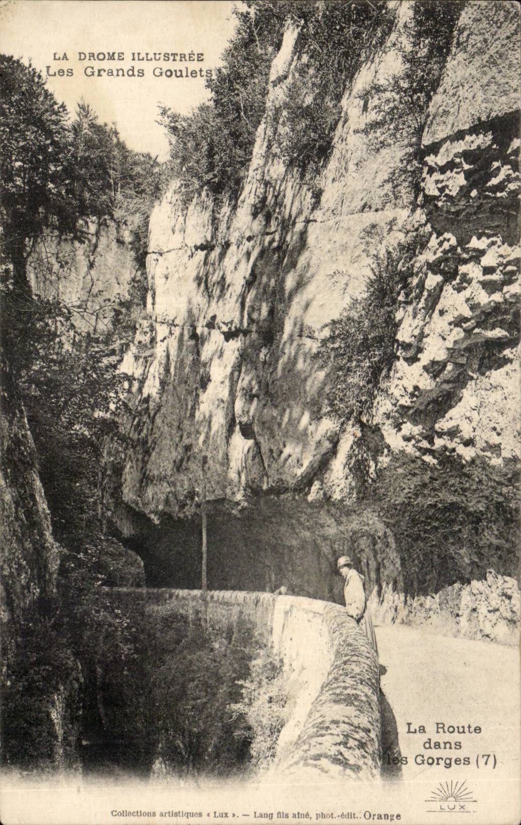 CPA Drome great narrow parts the road in the throats