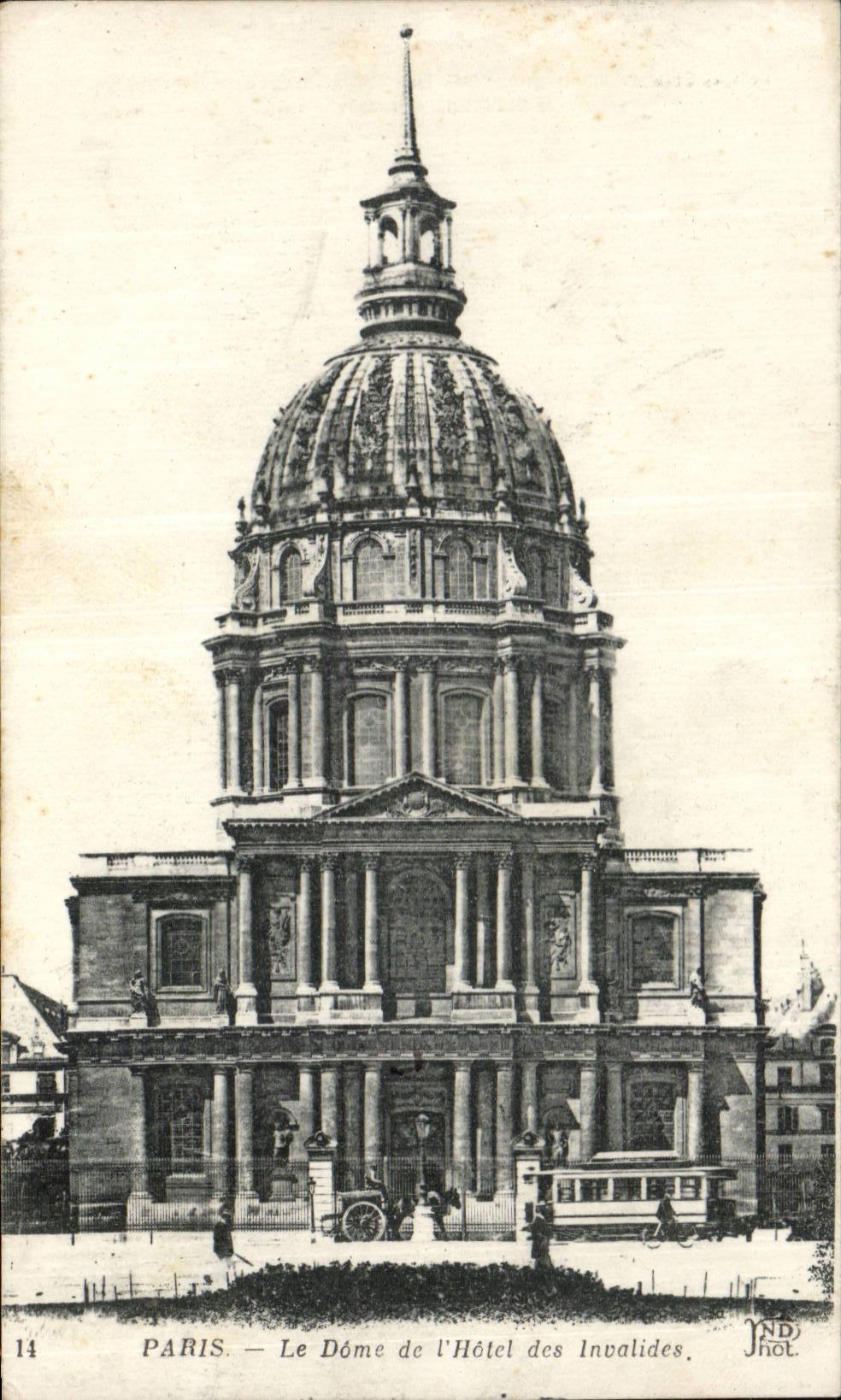 CPA Paris the Dome of the hotel of Invalides